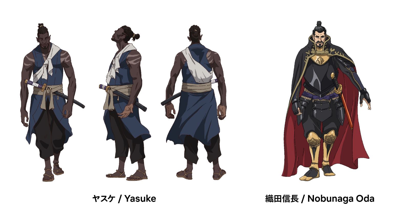Yasuke: Character arts - Netflix Anime