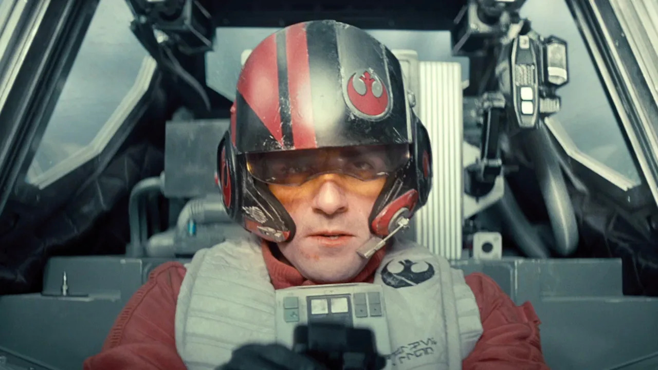 Oscar Isaac as Poe Dameron In Star Wars: The Force Awakens