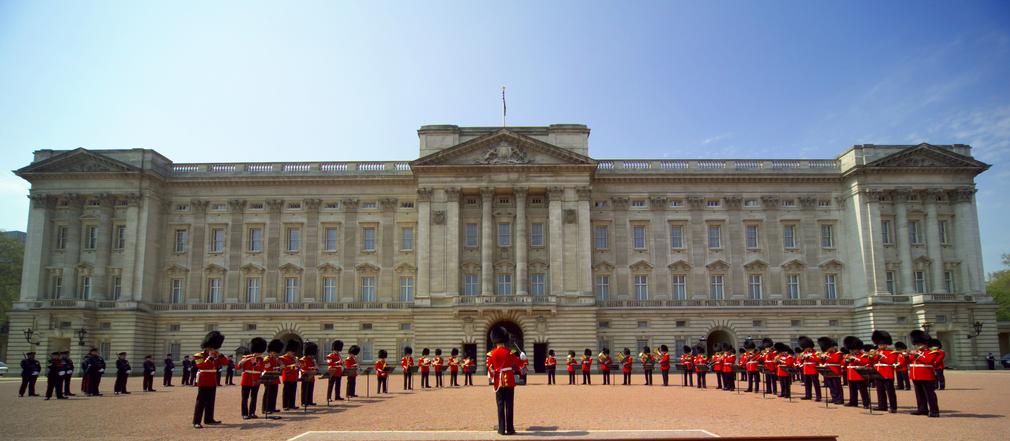 Buckingham Palace landing guards