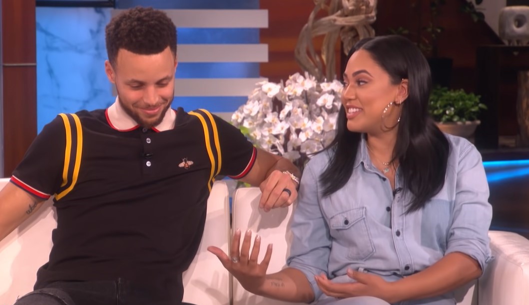 Steph Curry and Ayesha Curry