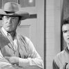 Jame Arness and Burt Reynolds in Gunsmoke