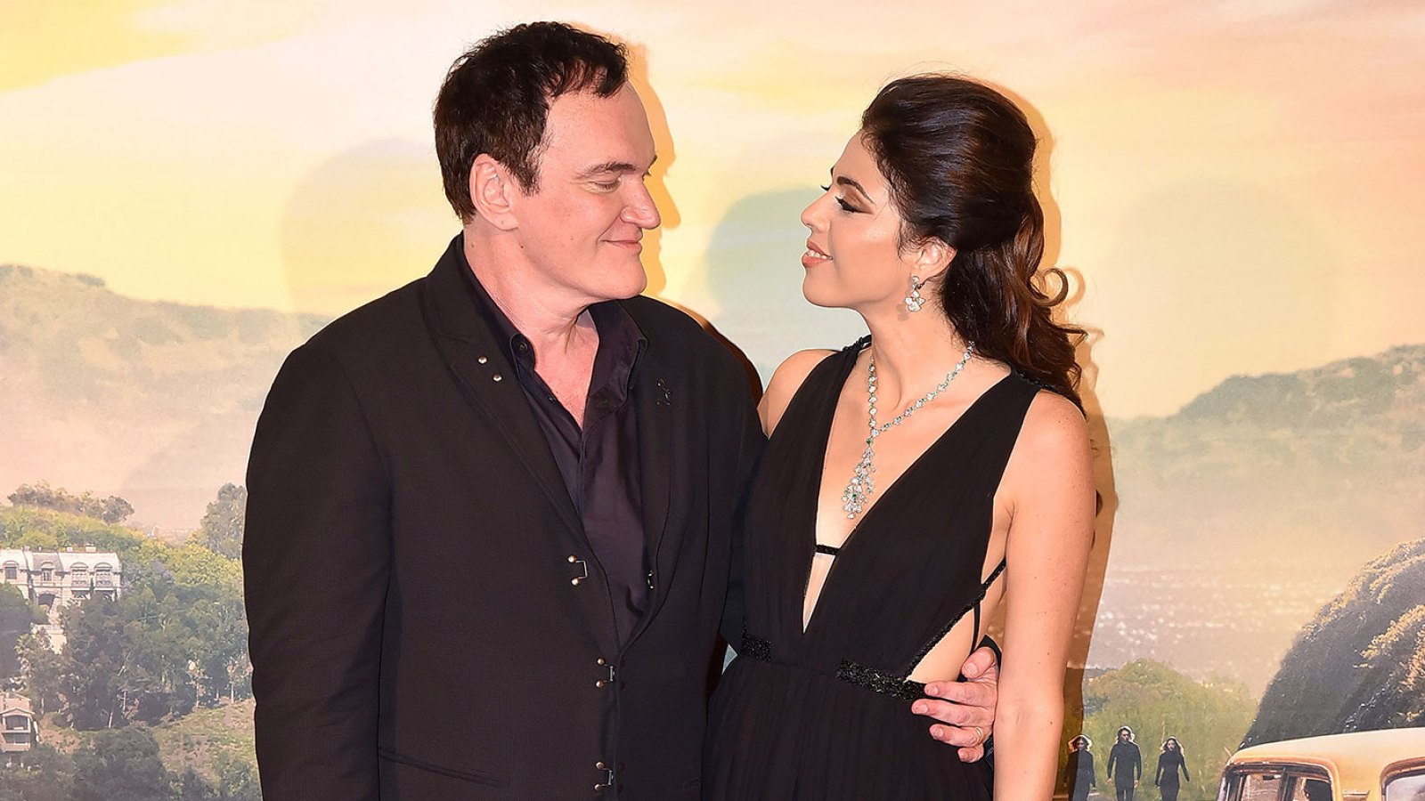 Quintin Tarantino with his Daniella Pick Credit : Vincezo Landi/IPA/Shutterstock