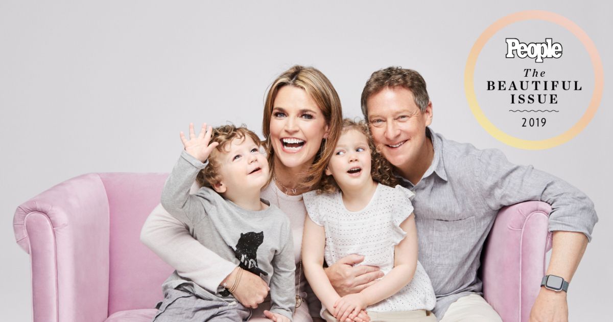 Savannah Guthrie with her two children