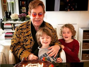 Elton John And children