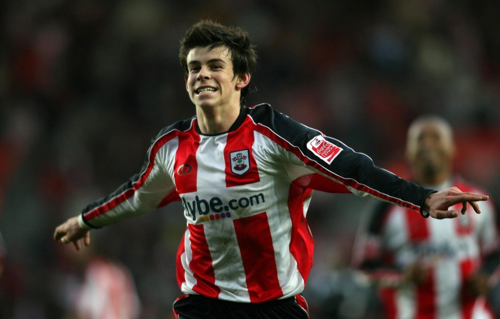 Teenager Gareth Bale during a match