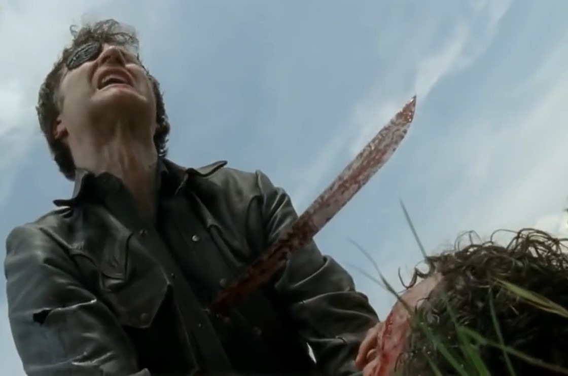 The Governor gets killed by Michonne