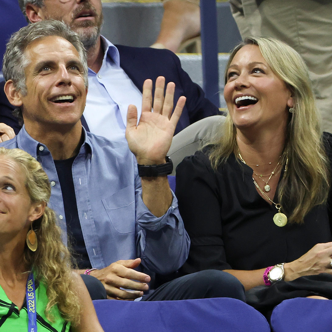 ben stiller and christine taylor NBA 