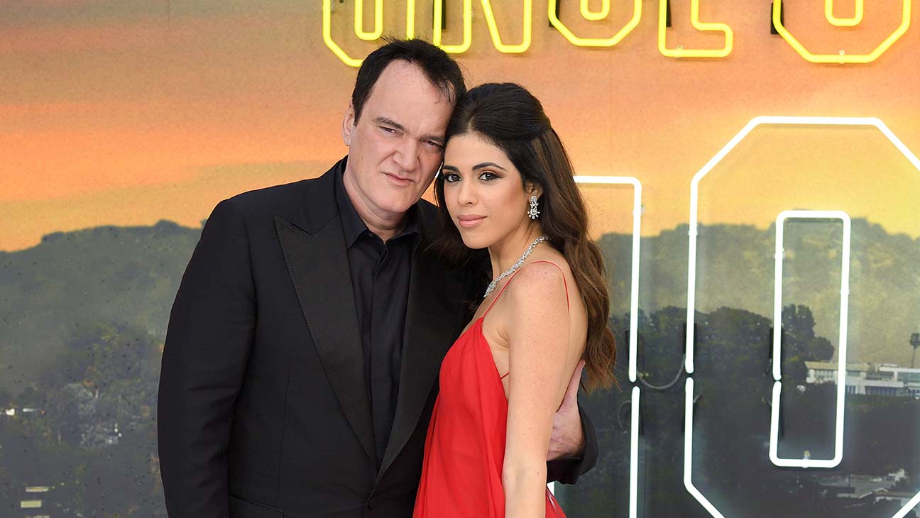 Quentin Tarantino and Daniella Pick attend the "Once Upon a Time... in Hollywood" Photo credit: Karwai Tang/WireImage
