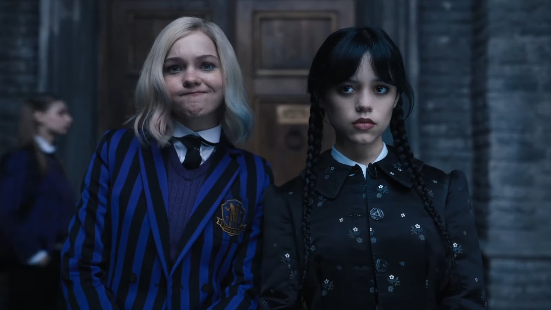 Enid Sinclair and Wednesday Addams 