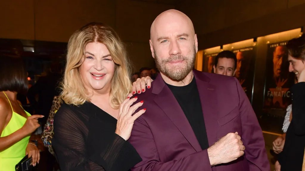 Kirstie Alley and John Travolta