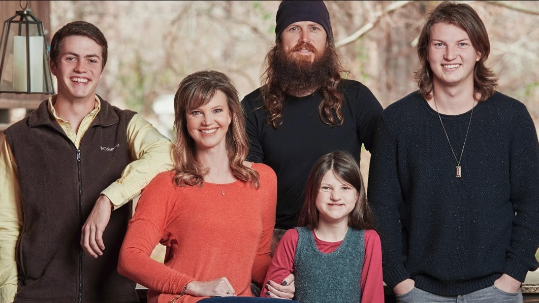 Jase Robertson and his family