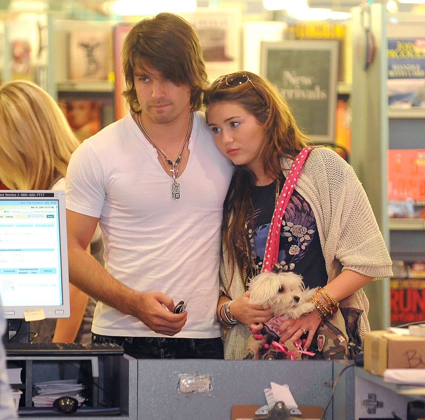 Miley Cyrus and Justin Gaston Credit MCP/Shutterstock