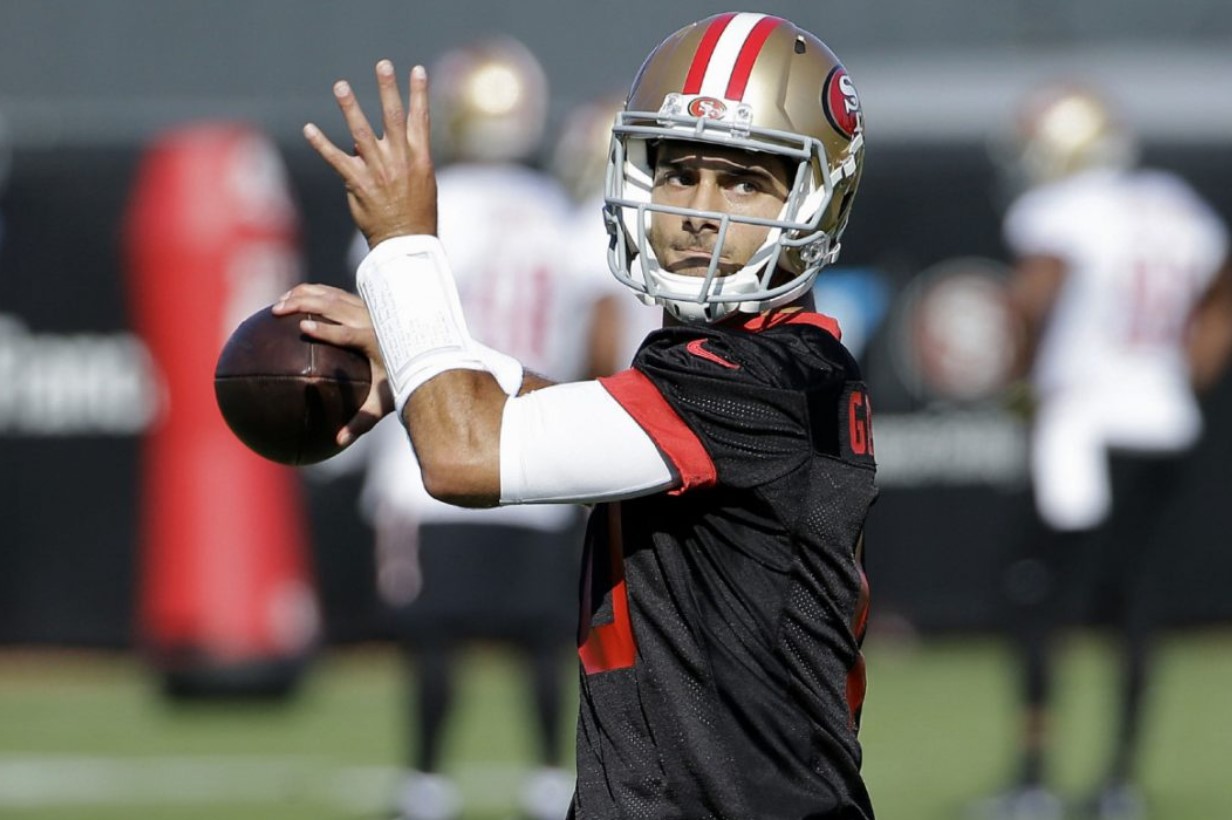 The San Francisco 49ers' quarterback James Richard Garoppolo was born on November 2, 1991. He was chosen by the New England Patriots in the second round of the 2014 NFL Draft. He achieved school records and received the Walter Payton Award as an Eastern Illinois senior. The New England Patriots and San Francisco 49ers exchanged Jimmy Garoppolo for a package of players just before the 2017 season ended. Winning the season's final five games helped a 1-10 squad get back on track. He led the 49ers to the best NFC (National Football Conference) Next Level performance in 2019 and a Super Bowl LIV berth. He took them to the NFC Championship Game in 2021.
