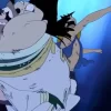 reaction after luffy punches the celestia; dragon