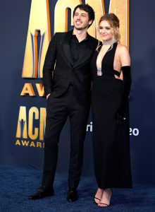 Kelsea Ballerini and Morgan Evans spotted together at ACM awards.