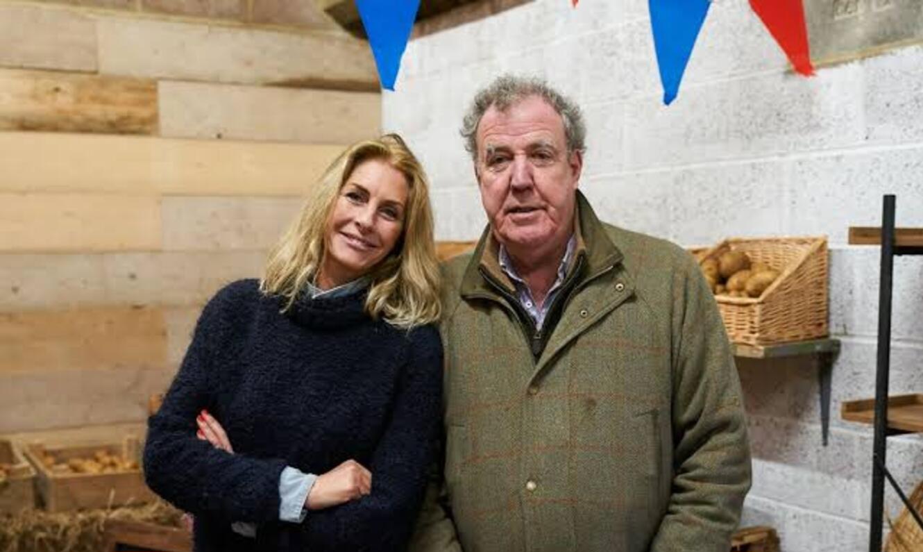 Lisa Hogan and Jeremy Clarkson