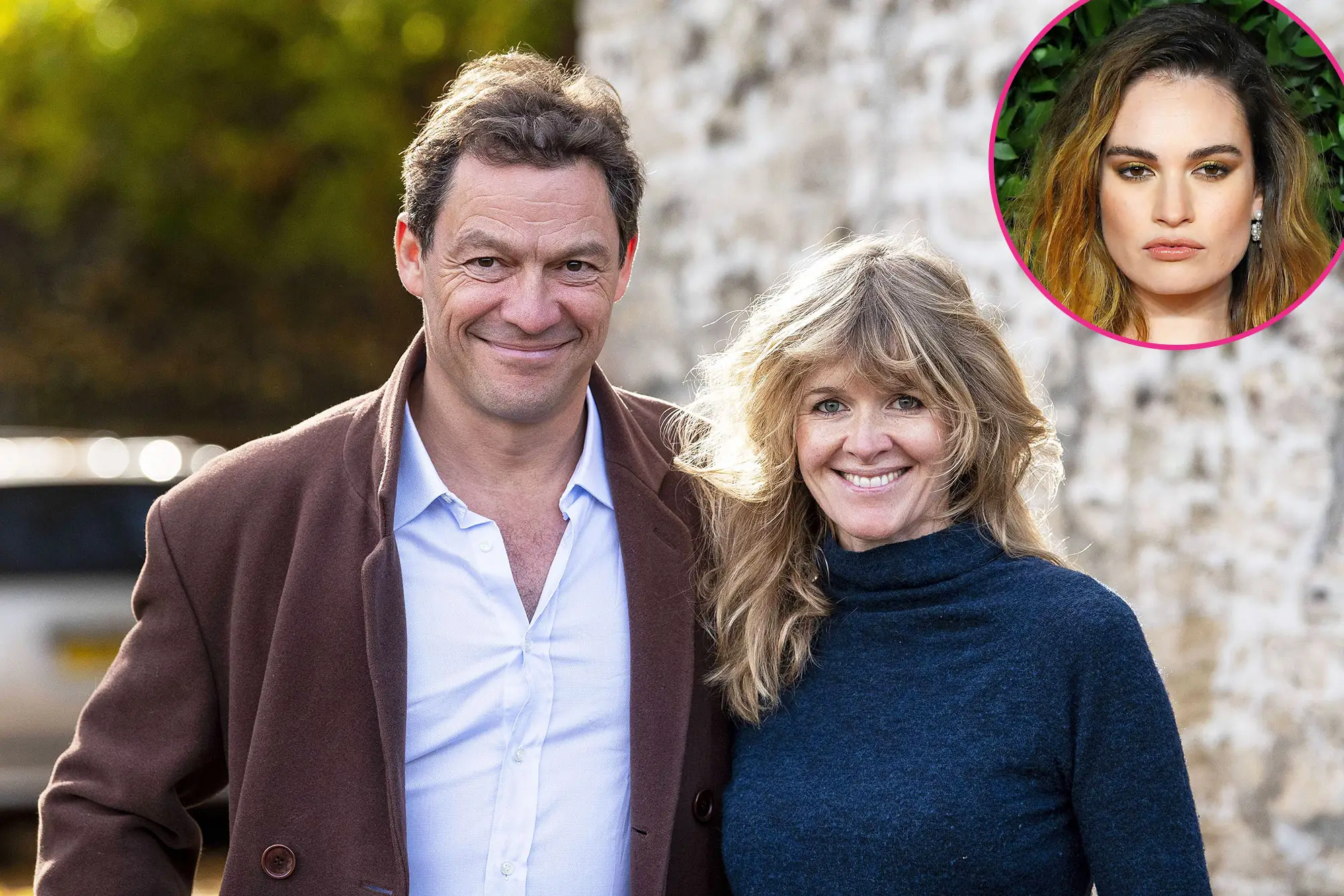 Dominic West's wife Catherine FitzGerald.