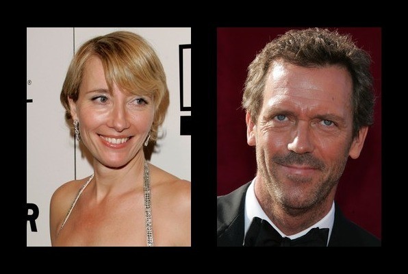 Emma Thompson with Hugh Laurie
