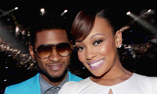 Usher with Monica