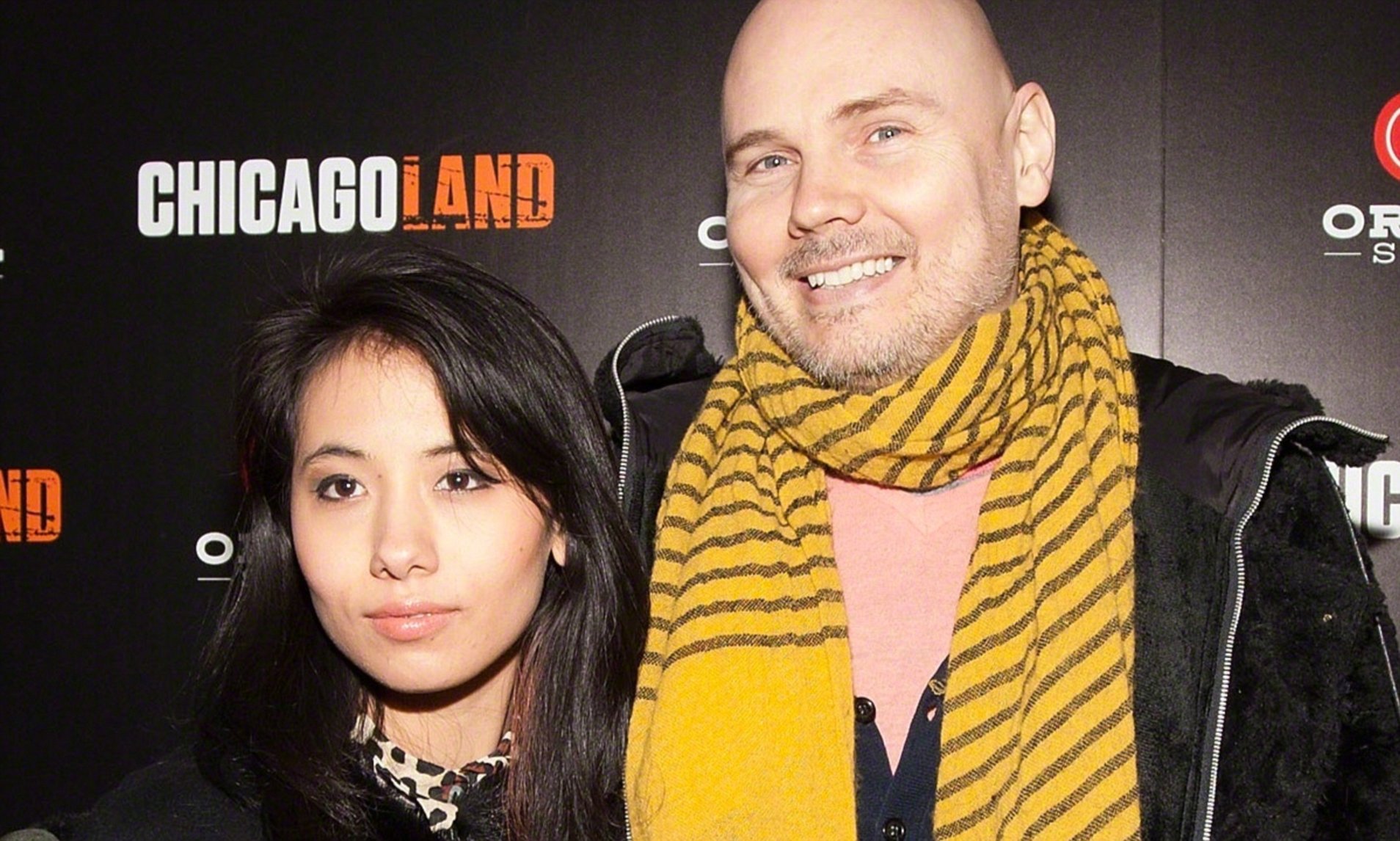 Billy Corgan with his wife Chloe Mendel 
