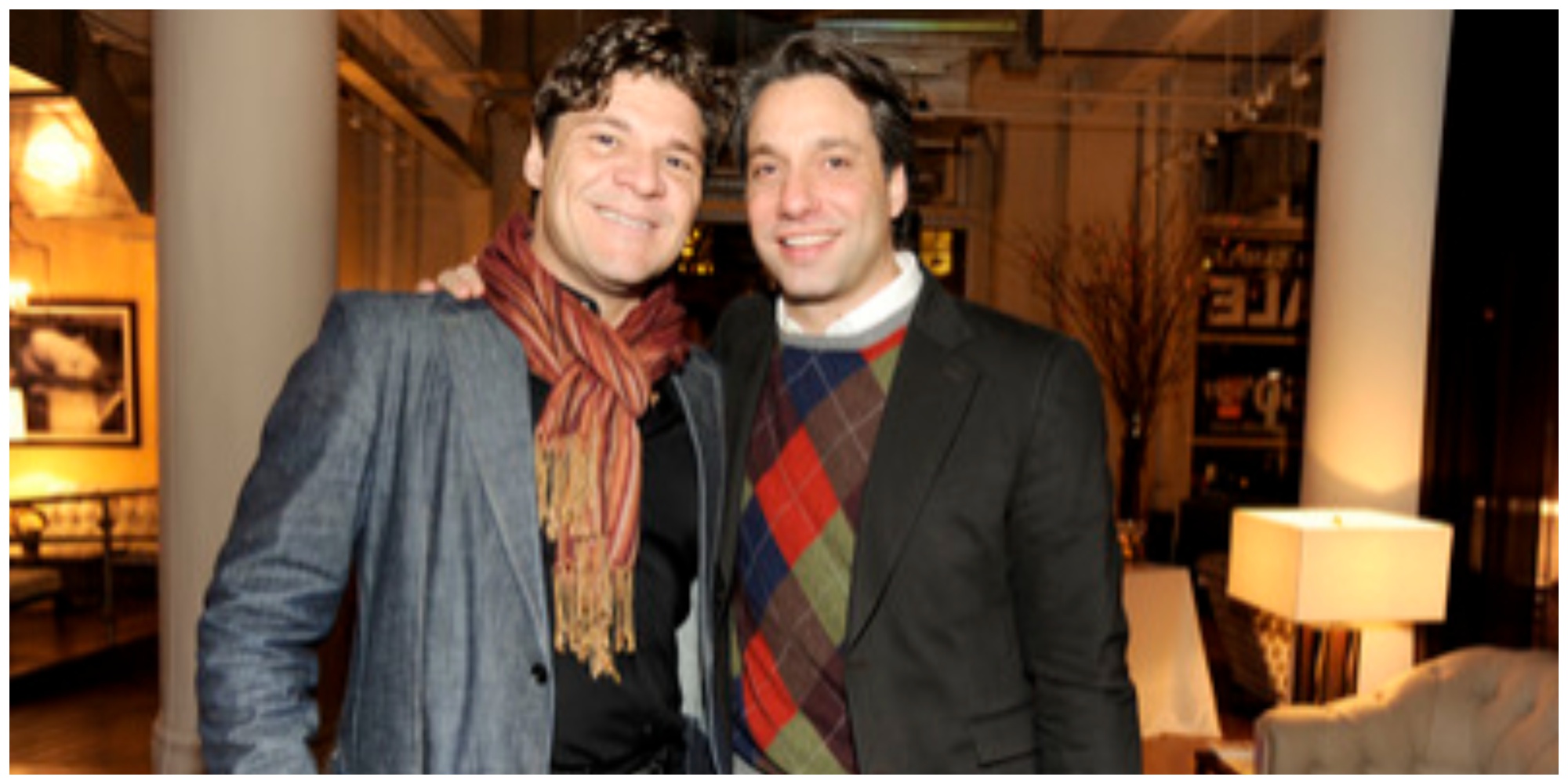Thom Filicia with his partner Greg Calejo