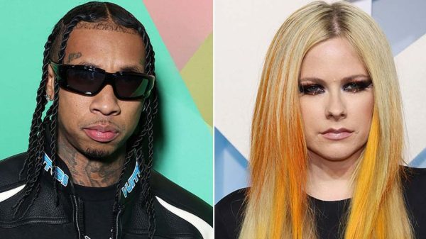 American Rapper Tyga And Canadian Singer Avril Lavigne