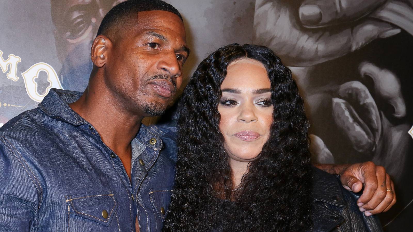 Faith Evans and Stevie J