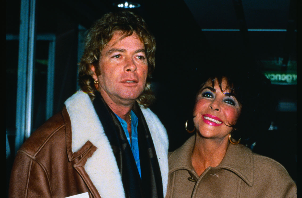 Elizabeth Taylor with  Larry Fortensky