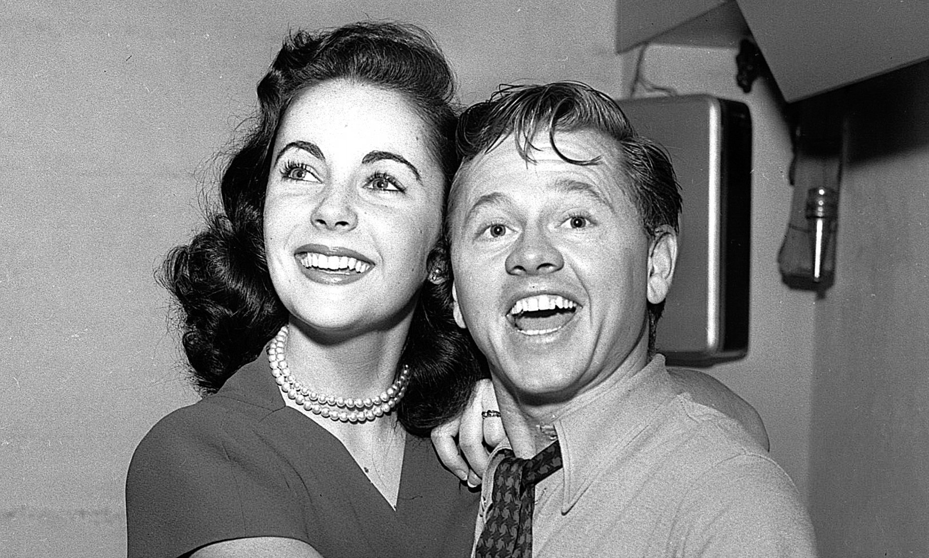 Elizabeth Taylor with Mickey Rooney