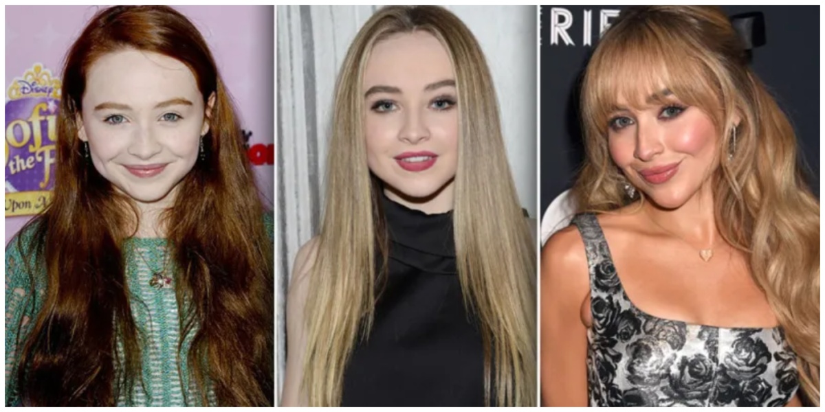 Sabrina Carpenter's transformation over the year