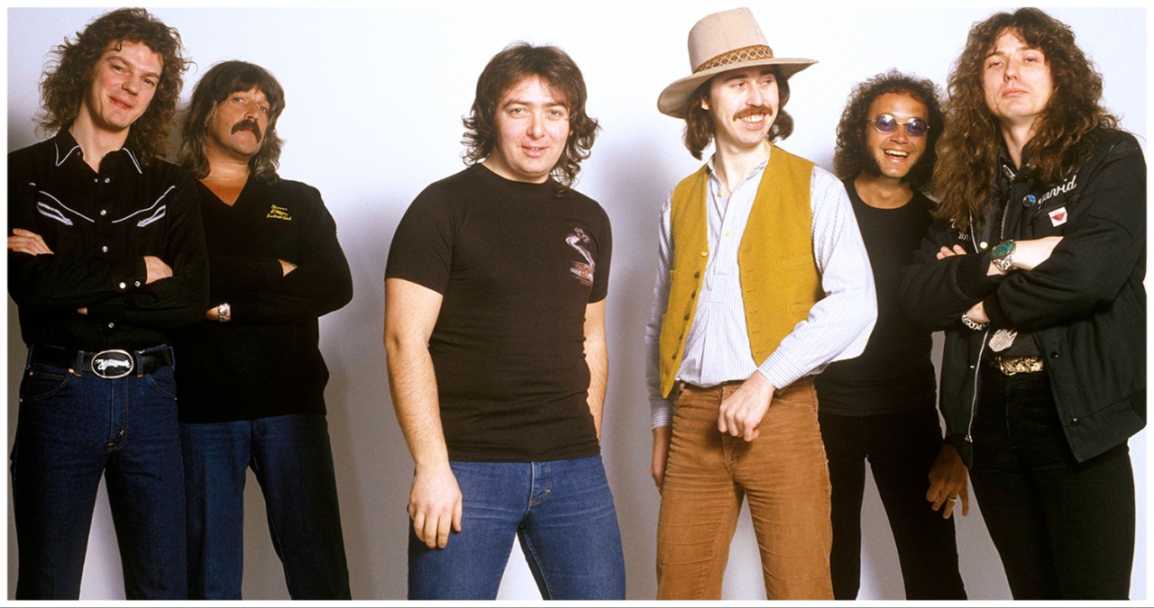 Bernie Marsden with his former bandmates of Whitesnake