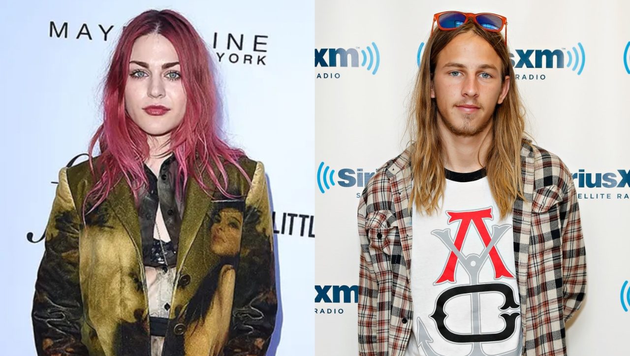 Frances Bean and Riley Hawk