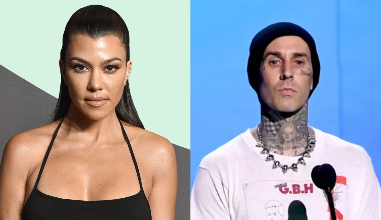 Kourtney Kardashian and Travis Barker 