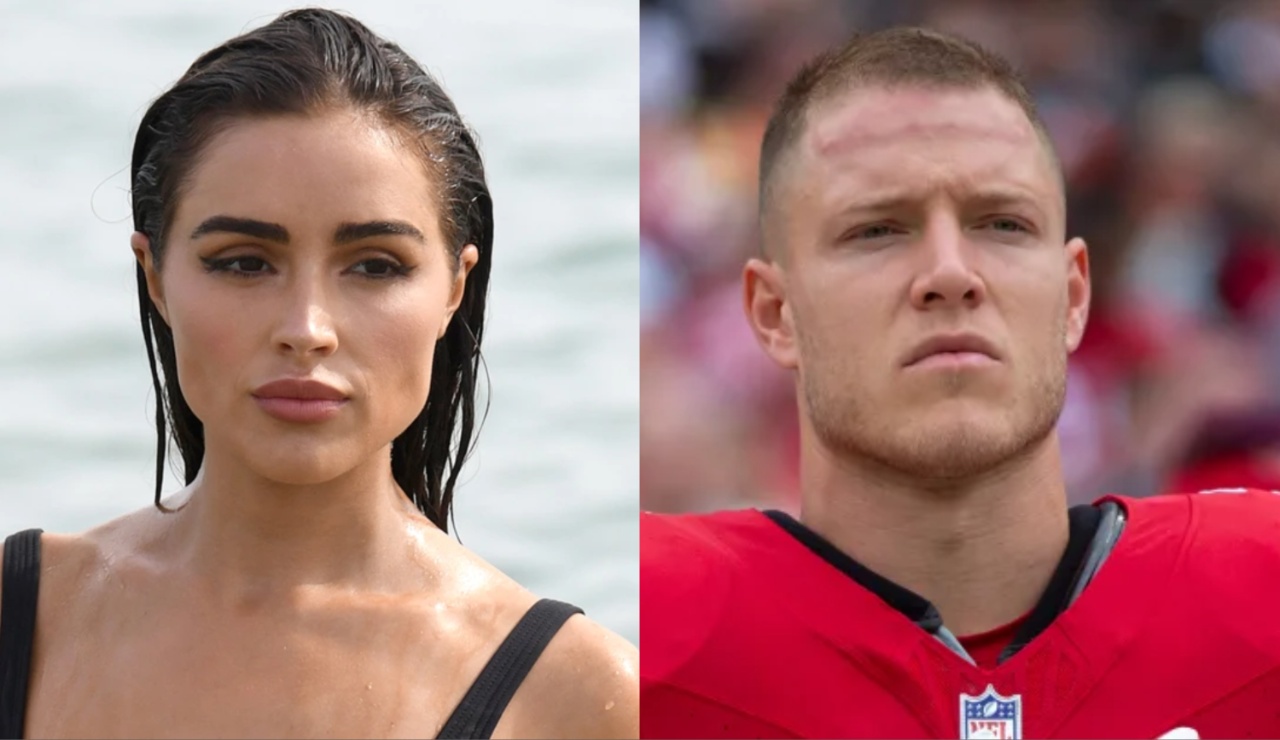 Olivia Culpo and Christian McCaffrey