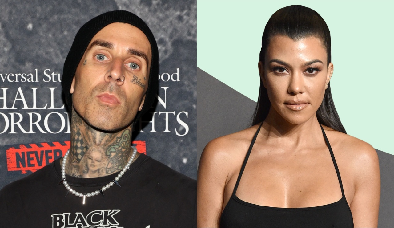 Travis Barker and Kourtney Kardashian