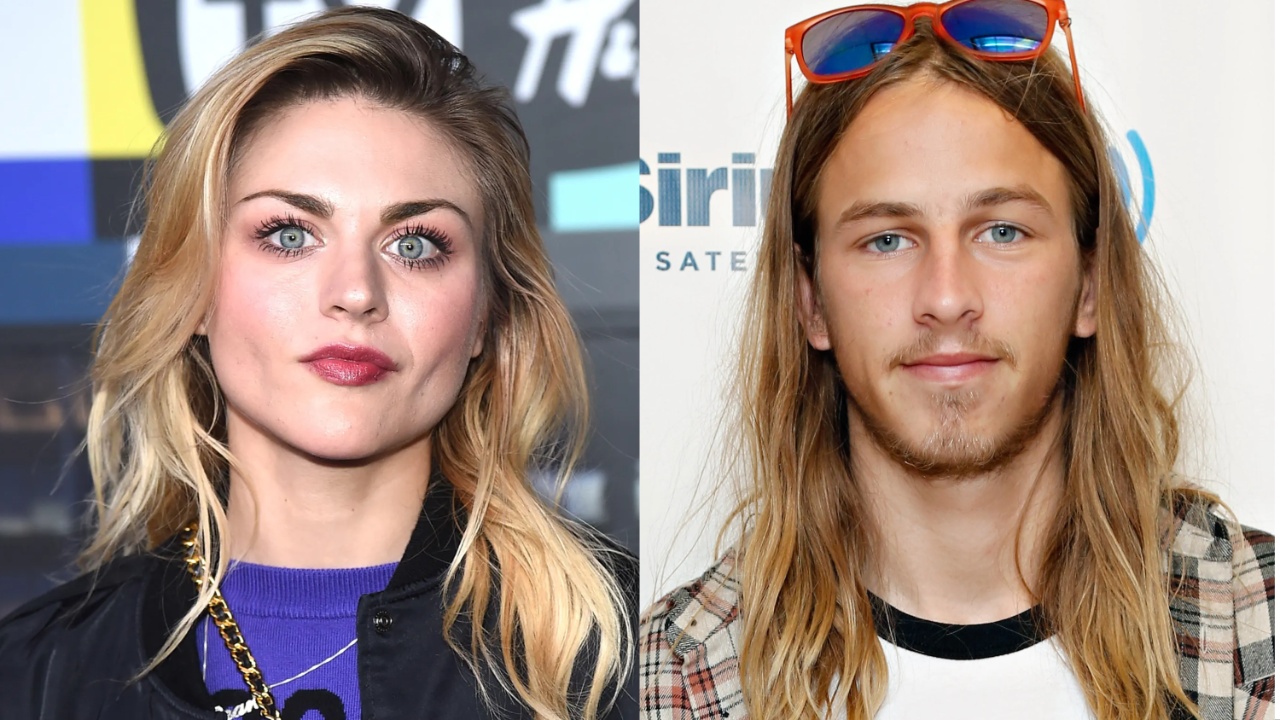 Frances Bean Cobain and Riley Hawk