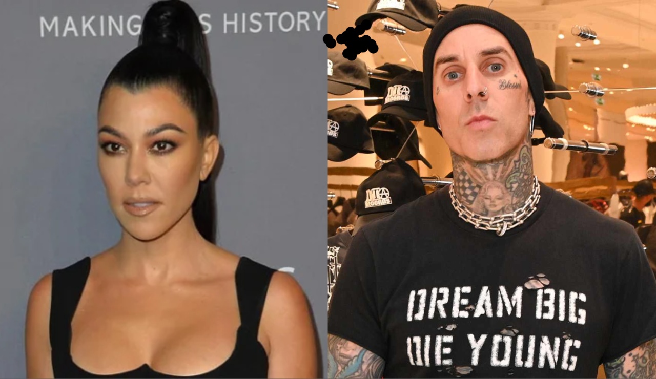 Kourtney Kardashian Barker and Travis Barker