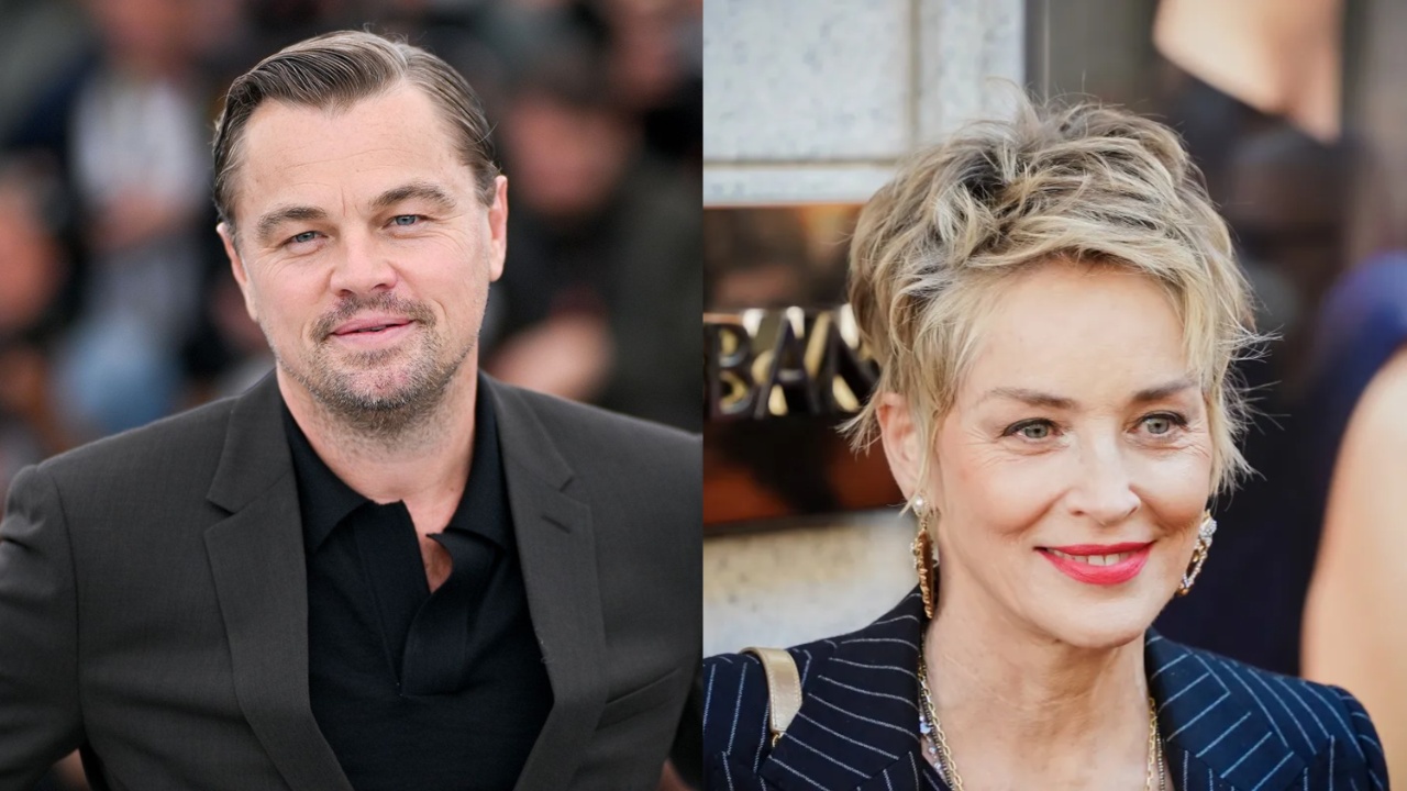 Leonardo DiCaprio and Sharon Stone