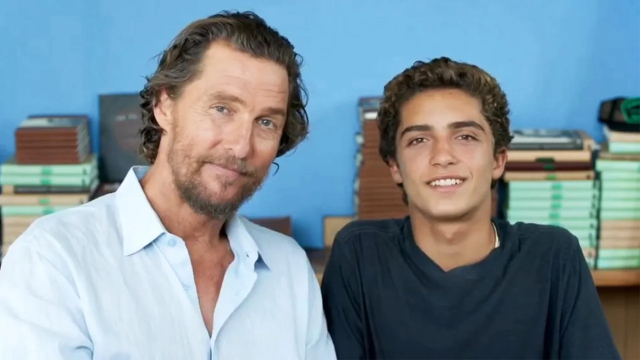 Matthew McConaughey and his Son, Levi