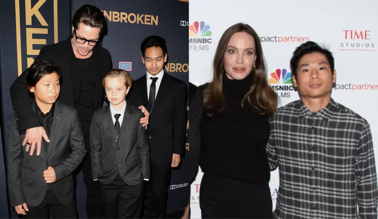 Pax, Brad Pitt and Angelina Jolie