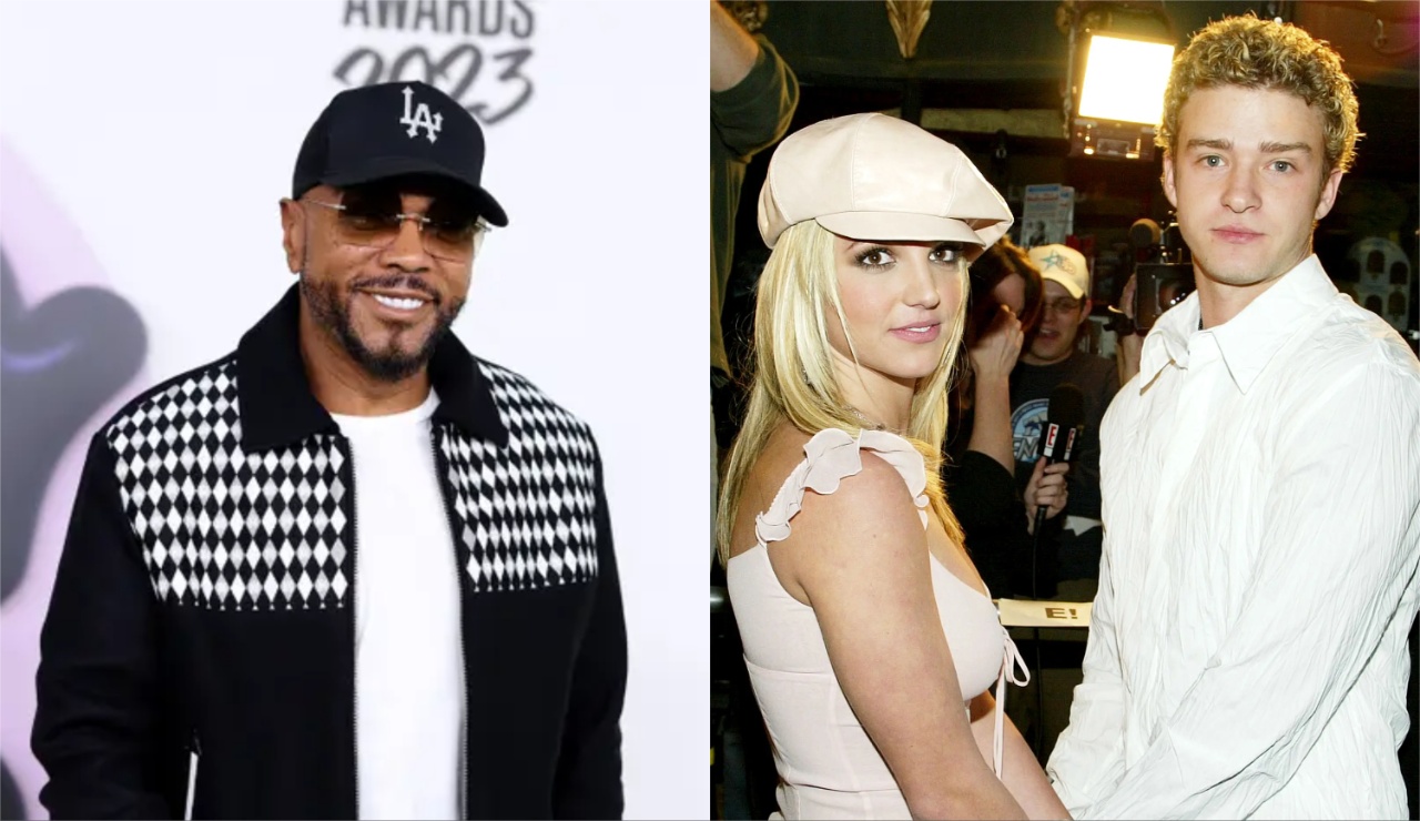 Timbaland, Britney Spears and Justin Timberlake
