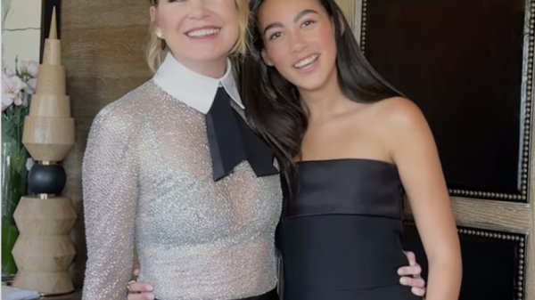 Ellen Pompeo poses with rarely seen daughter Stella, 14, before ‘best night’ at Emmys 2024