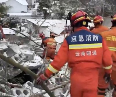Landslide buries 47 in southwestern China; rescue efforts underway