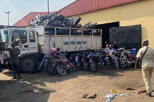 Lagos Taskforce Impounds 355 Okadas, Says Okada Riders More Difficult To Arrest Than Armed Robbers