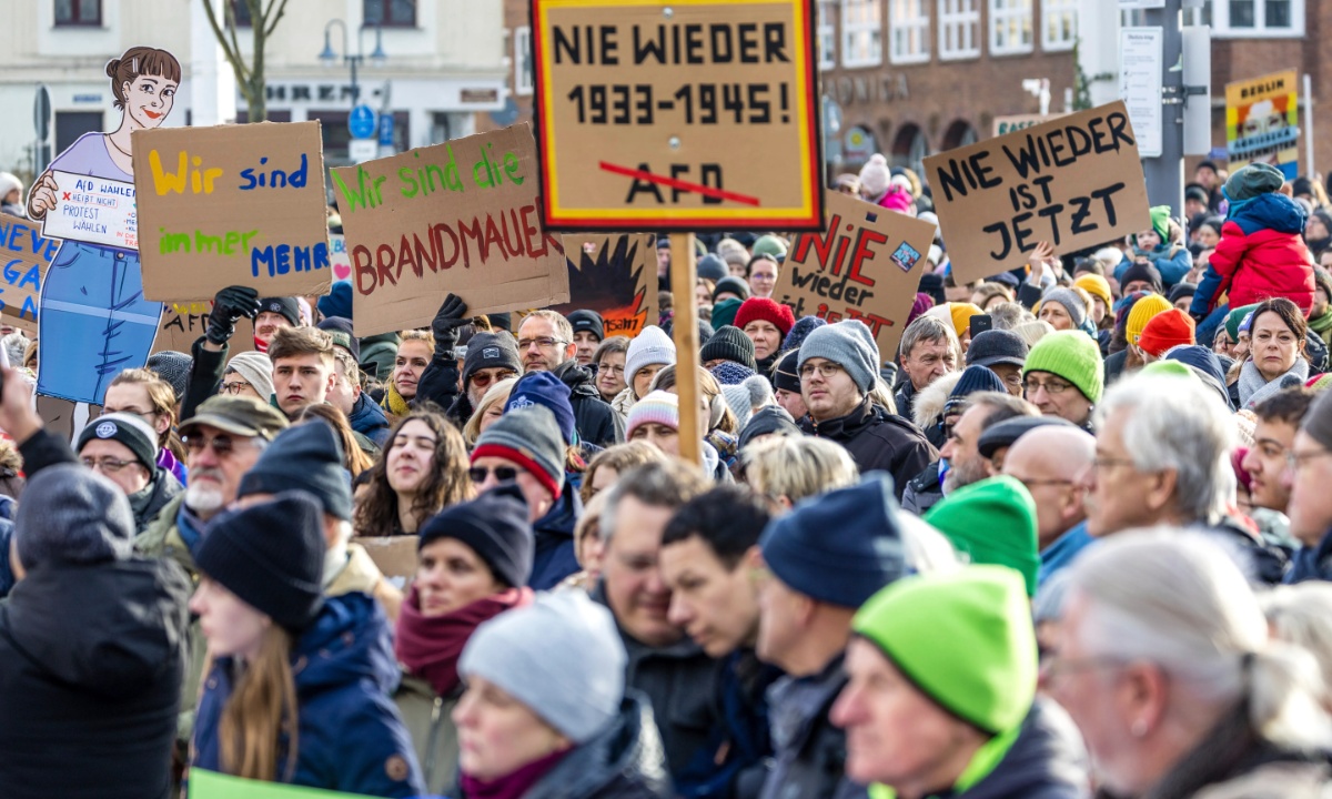 Mass Protests Against Far-Right AfD Party Draw 250,000 Germans