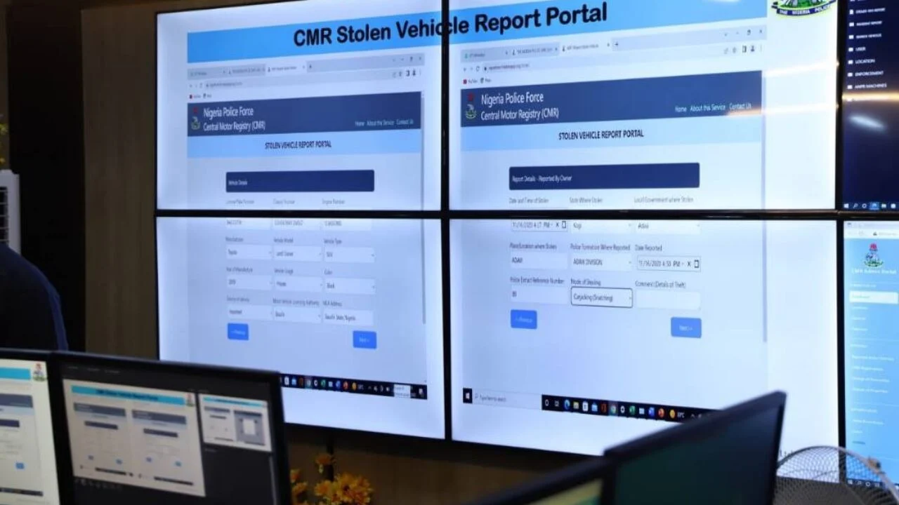 Nigerian Police Clarifies Procedure for Reporting Stolen Vehicles on CMR Portal for Recovery