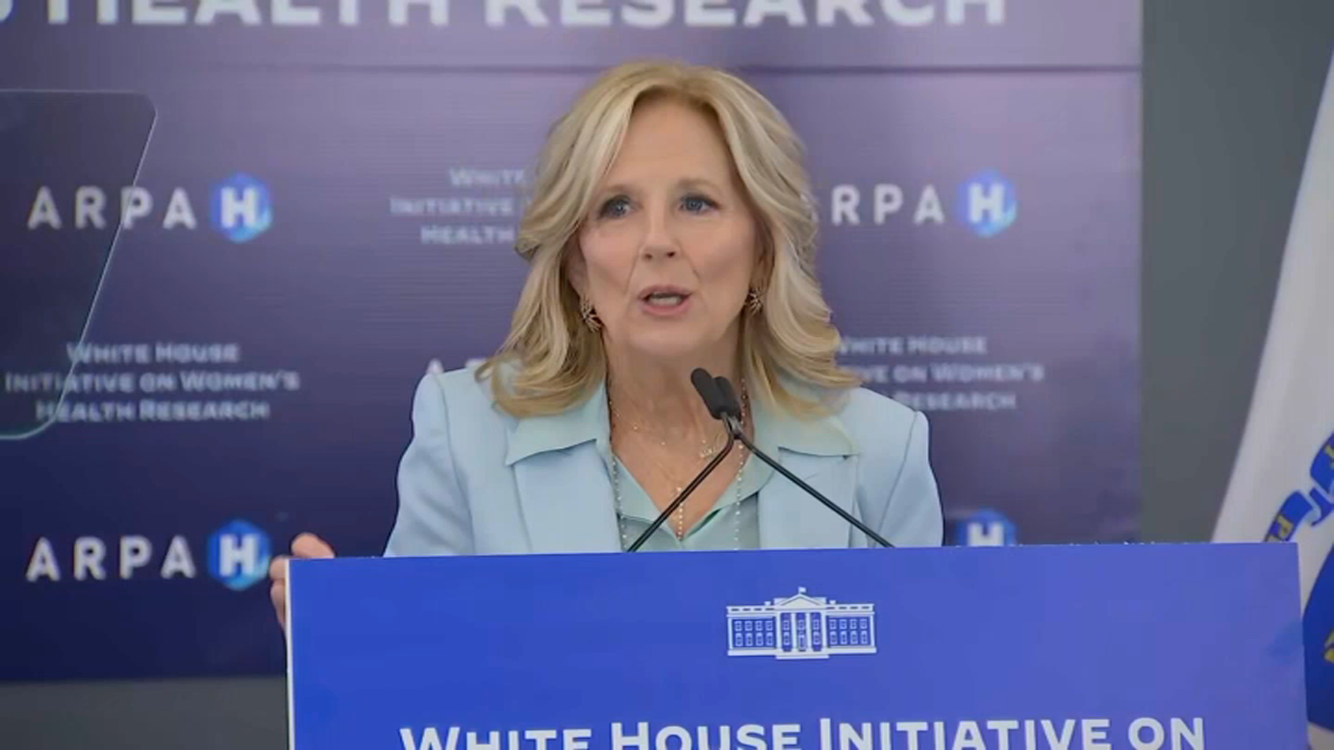Jill Biden Announces $100 Million for Women's Health Research Funding