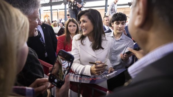 Nikki Haley's 'Rock' Observes Her Campaign from Afar