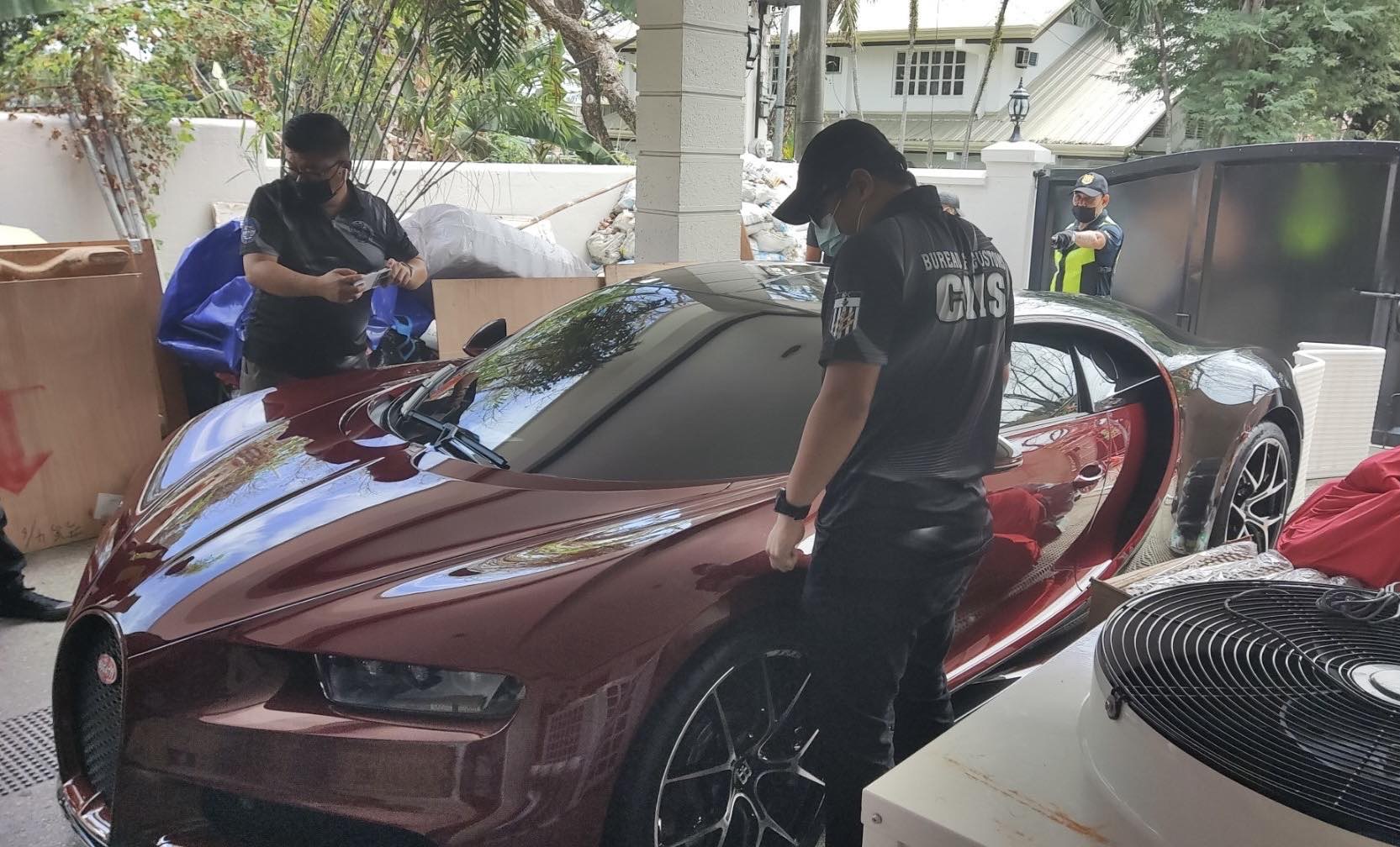 Philippines Customs Confiscates Two Smuggled Bugatti Chirons Entered Without Proper Taxes/Importation Documents
