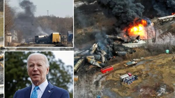 Biden Plans Visit to Train Derailment Site in East Palestine, Ohio